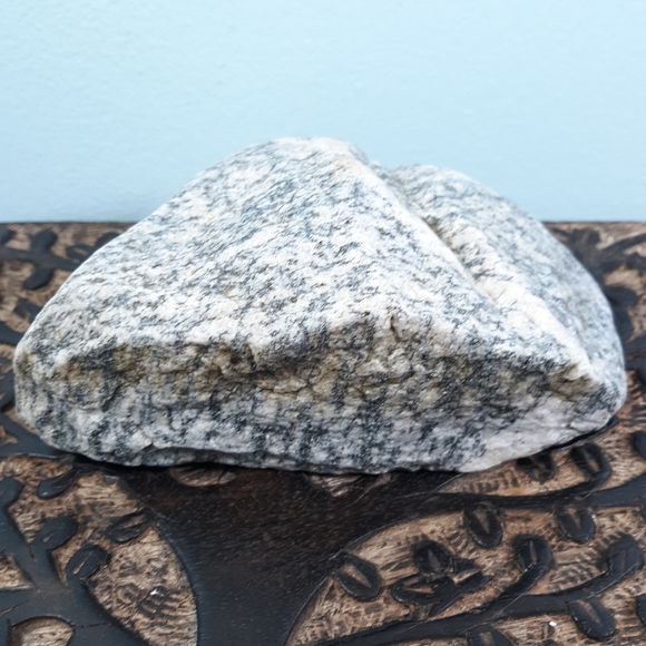 Maine Banded Granite Stone East Coast Beach Rock Raw Mineral Specimen Gray White - Picture 6 of 12